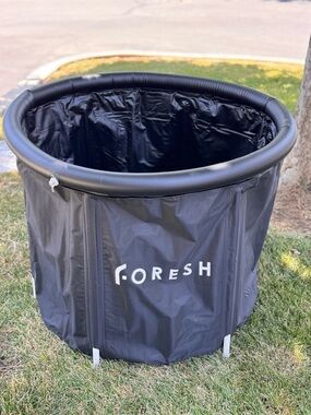 fresh Black Foldable Portable Bath Tub